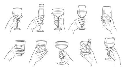 An artistic study showcasing various stylized owl silhouettes rendered with a distinct glitch effect presenting contemporary digital avian imagery © Danyllo