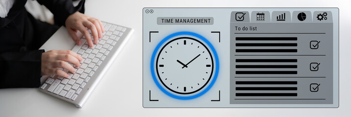 Smart time management dashboard enhances task organization, boosts workflow efficiency, and helps...