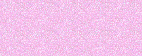 Seamless shiny texture with soft glowing pink confetti. Vector glitter sparkle background with soft pastel highlights. Great for gift wrap, girly stationery, or washi tape. Drag to swatches panel.