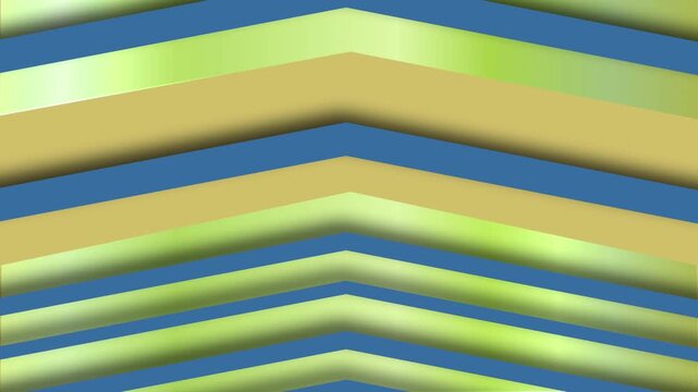 Animated motion background with an abstract art nouveau style chevron pattern colourful wallpaper or backdrop element suitable for a game show or lifestyle entertainment 4K