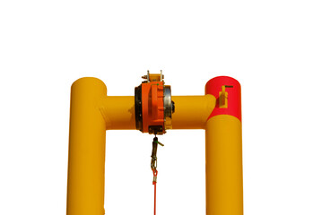 Fall Protection Safety, Fall Arrest System Self-Retractive Line For Elevated Work Areas, Offshore Wind Turbines