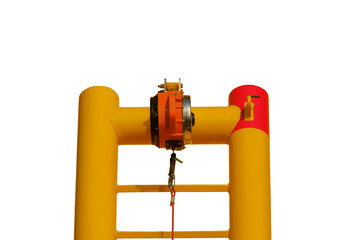 Fall Protection Safety, Fall Arrest System Self-Retractive Line For Elevated Work Areas, Offshore Wind Turbines