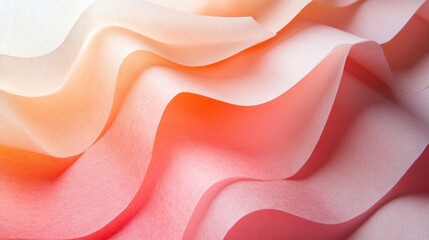 subtle pink-peach gradient with paper finish 