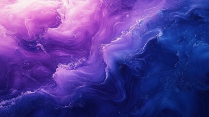 Obraz premium glossy purple-blue gradient with high contrast and depth 