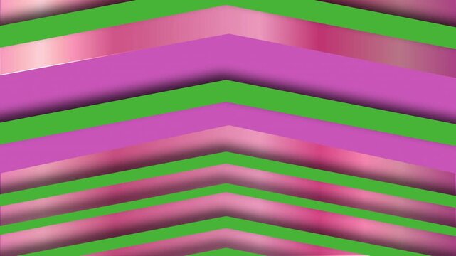 Animated motion background with an abstract art nouveau style chevron pattern colourful wallpaper or backdrop element suitable for a game show or lifestyle entertainment 4K