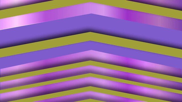 Animated motion background with an abstract art nouveau style chevron pattern colourful wallpaper or backdrop element suitable for a game show or lifestyle entertainment 4K