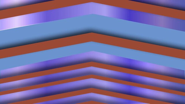 Animated motion background with an abstract art nouveau style chevron pattern colourful wallpaper or backdrop element suitable for a game show or lifestyle entertainment 4K