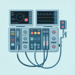 Fototapeta premium Anesthesia Workstation