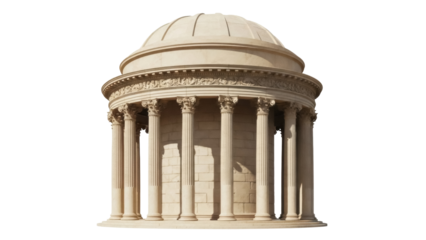 Monument to the States at the United States Capitol isolated PNG, neoclassical architecture on transparent background, landmark for historical travel