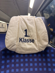 First class komfort on a german train