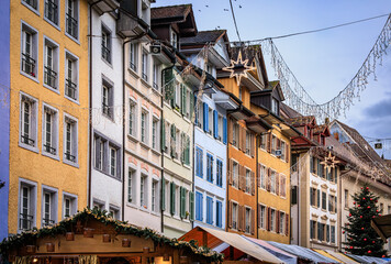 Twinkling lights and festive chalets, Bremgarten Christmas Market in Switzerland