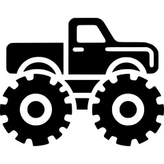 Monster Truck Icon Vector © Mubarok