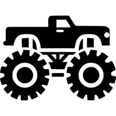 Monster Truck Icon Vector © Mubarok
