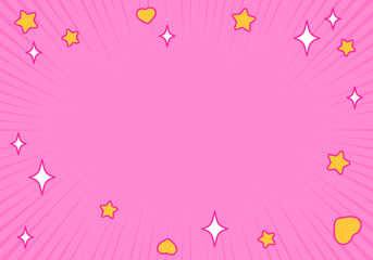 Abstract pink background vector illustration. Abstract pink background. Decoration banner themed Lol surprise doll girlish style. Invitation card template