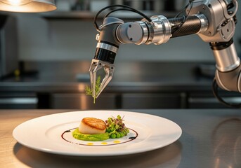 Robot chef arm plating