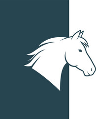 Fototapeta premium horse head vector