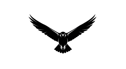 Fototapeta premium Majestic Owl in Flight - A Symbol of Wisdom and Freedom.