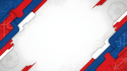 Patriotic abstract design: A captivating visual representation of national pride, combining bold geometric shapes and vibrant colors to create a modern and dynamic composition.