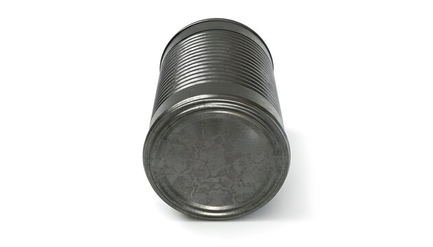 tin can isolated on white