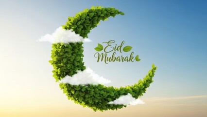 Eco Friendly Eid Mubarak Greeting