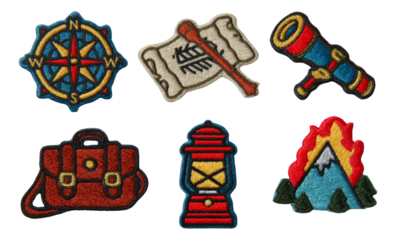 Legendary Explorer Gear for Mythical Journeys on Transparent Background