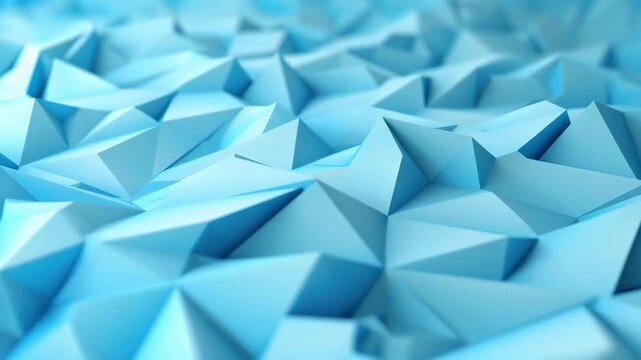 Abstract Geometric Surface: An intricate surface comprised of tessellating geometric shapes and triangles creates a visually compelling abstract landscape with soft lighting, and gentle tones. 