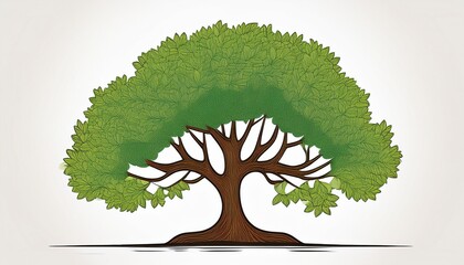 tree isolated on white background