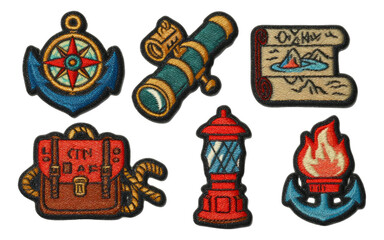 Mythical Explorer Gear for Adventurous Journeys on Transparent Background