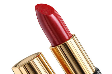 Red Lipstick with Gold Tube