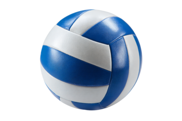 Blue and White Volleyball