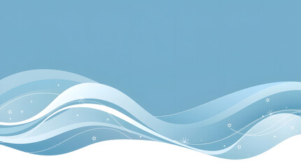 Abstract Winter Waves