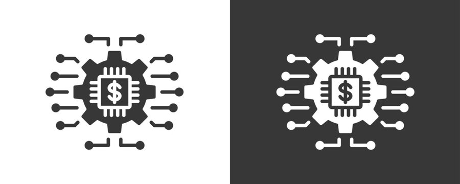 Concurrency Icon Set Vector Collection Isolated In Black And White