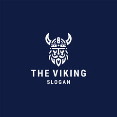 Viking logo icon design template vector illustration 