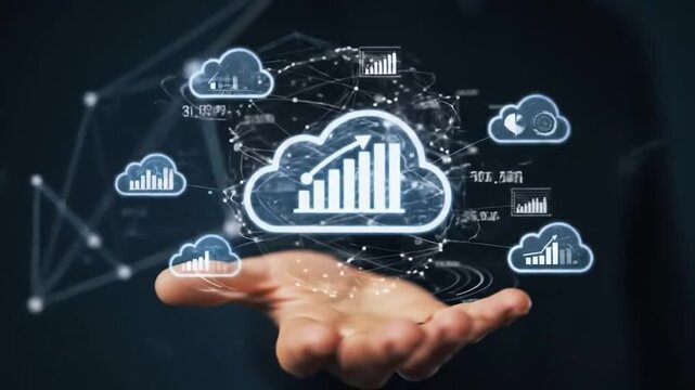 hand pushing a touch screen interface