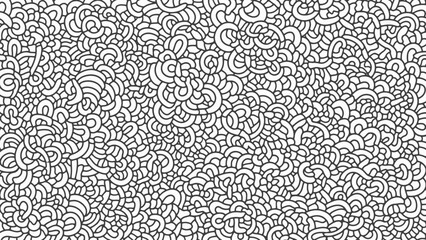 Abstract pattern of swirling lines and shapes creating a textured, organic background