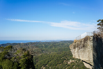千葉県房総半島の鋸山