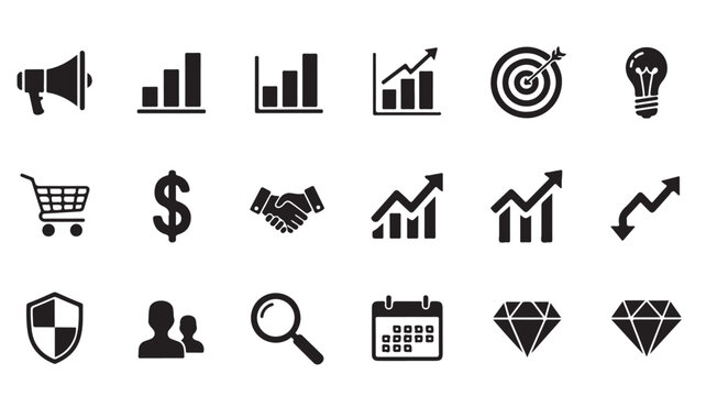 Business Finance Icons Set