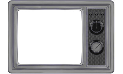 blank photo frame★レトロでかわいいブラウン管テレビの画面フレーム