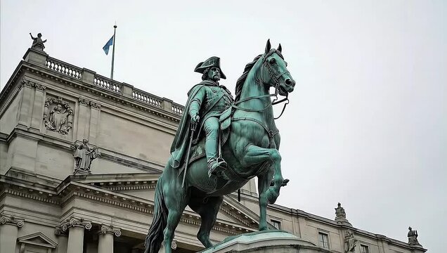 Equestrian Statue of Frederick the Great on Unter den Linden in Berlin