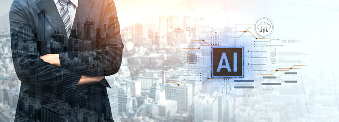 AI core technology presented with digital circuit connections, symbolizing AI systems, processing power, and integration into modern digital platforms Vouch