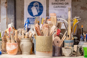 tools for clay making and sculpting