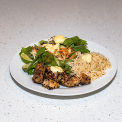 Balanced Chicken Banh Mi-Inspired Rice Bowl