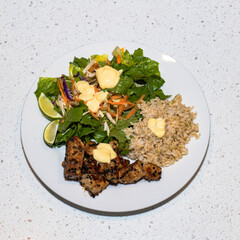 Balanced Chicken Banh Mi-Inspired Rice Bowl