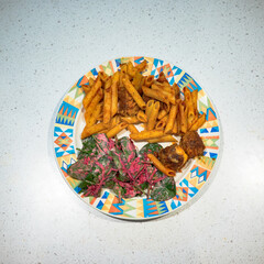 Spaghetti & Beef Meatball Bake