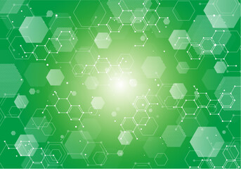 かっこいい化学構造式のイメージ背景素材