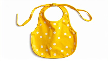 Kids Bibs with polka dots on them