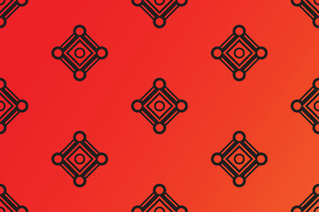 Authentic neon lights seamless pattern background.