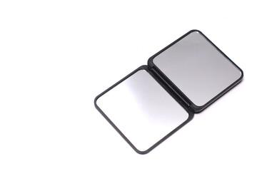 folding mirror isolated on white background