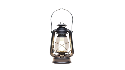 Vintage Lantern Isolated on White Background