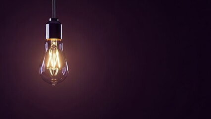 Glowing Light Bulb Inspiration Creativity Innovation Think Idea Invention